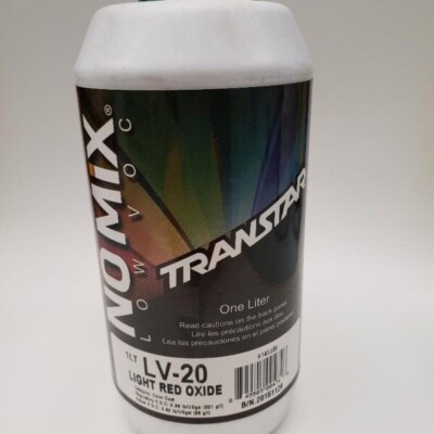 Transtar LV20 Light Red Oxide - No Mix Automotive Paint Toner - 1 Liter