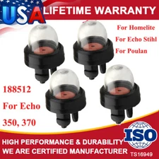 4Pcs Primer Bulb Pump Bulbs 188-512-1 For Homelite Echo Stihl Craftsman Poulan