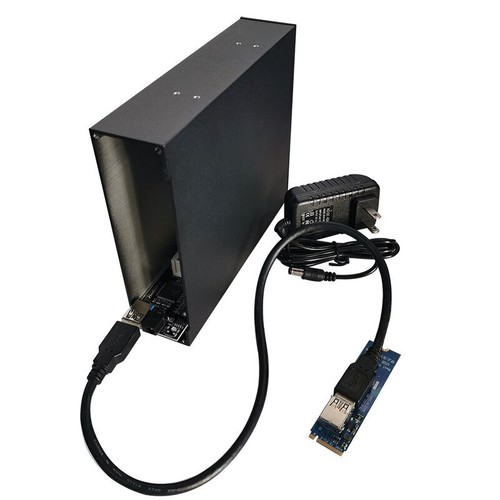 M.2 M Key NVME To PCI Expansion Card M2 To PCI Dual Slot adapter Enclosure - Afbeelding 3 van 5