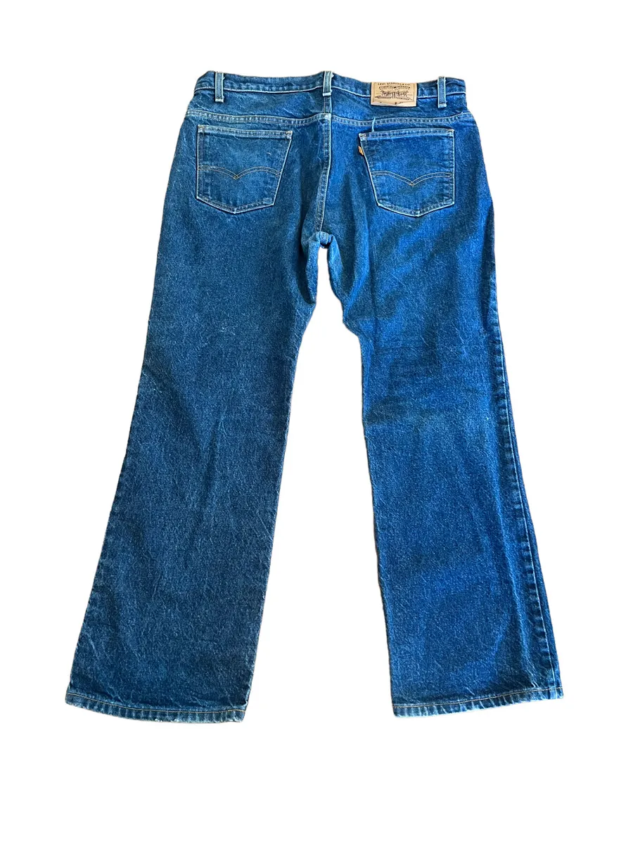 Vintage Levi's 517 Orange Tab Jeans 90's Dark Wash Boot Cut 40/30