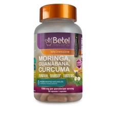 Premium Organic Moringa Guanabana and Curcuma by Betel Natural  3 in 1 Superfood