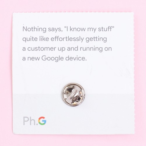 Genuine Google Android Emoji ‘For Another Successful Setup’ Lapel Pin Badge - Picture 2 of 3