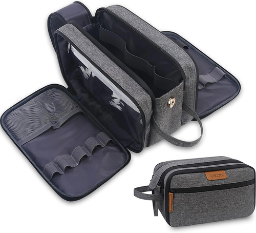 Toiletry Bag for Men Travel Toiletry Organizer Dopp Kit - Picture 9 of 12