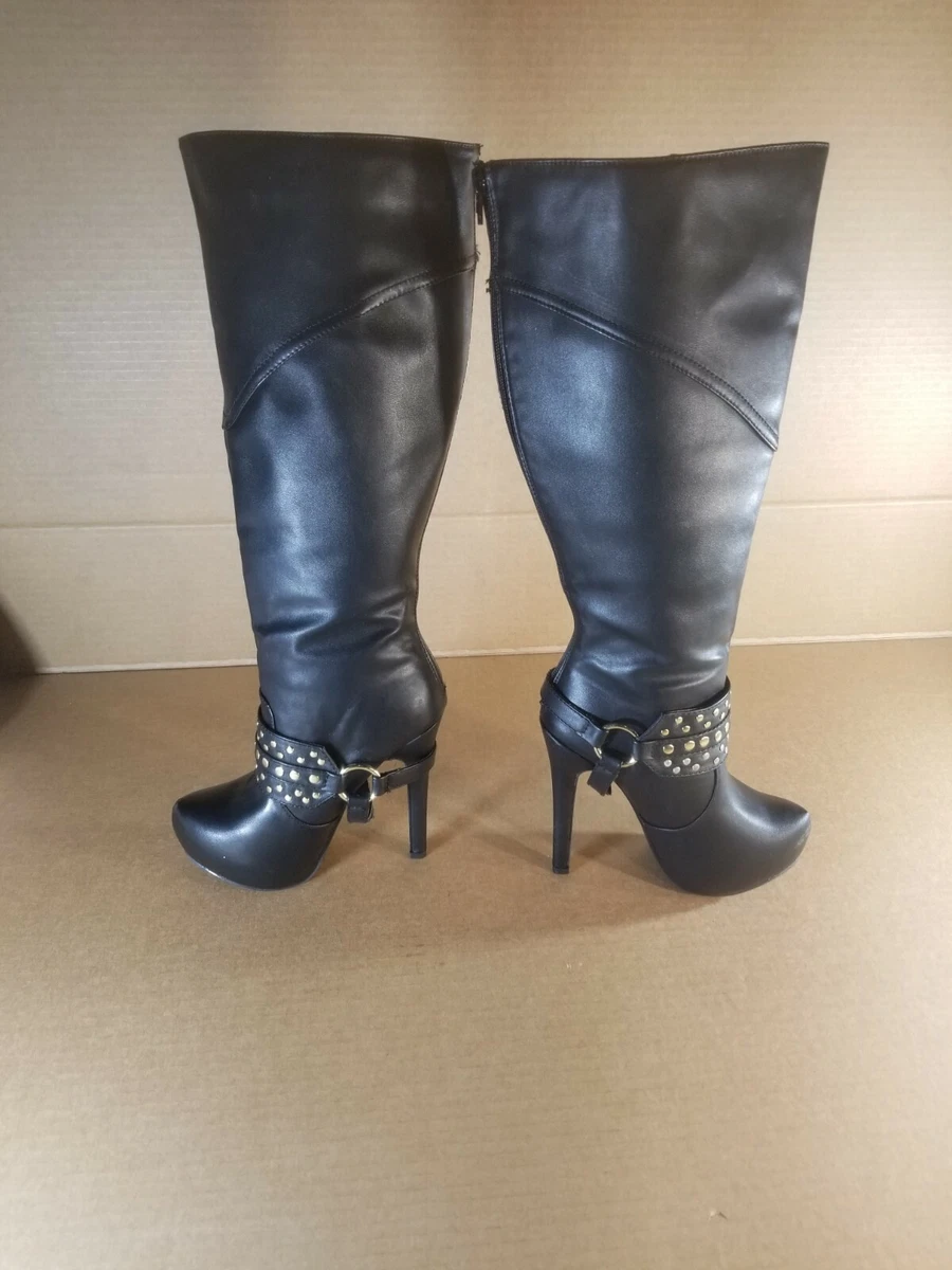 Justfab heeled boots cheap