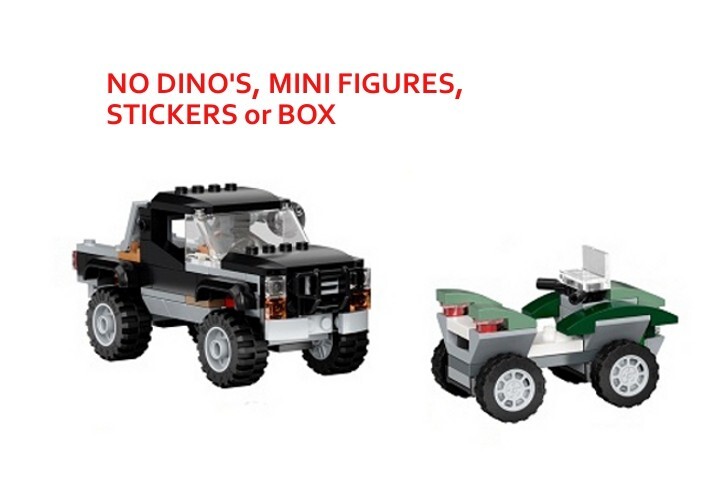 LEGO 76950 - Jurassic World - Pick-up Truck & ATV - NO MINI FIGS