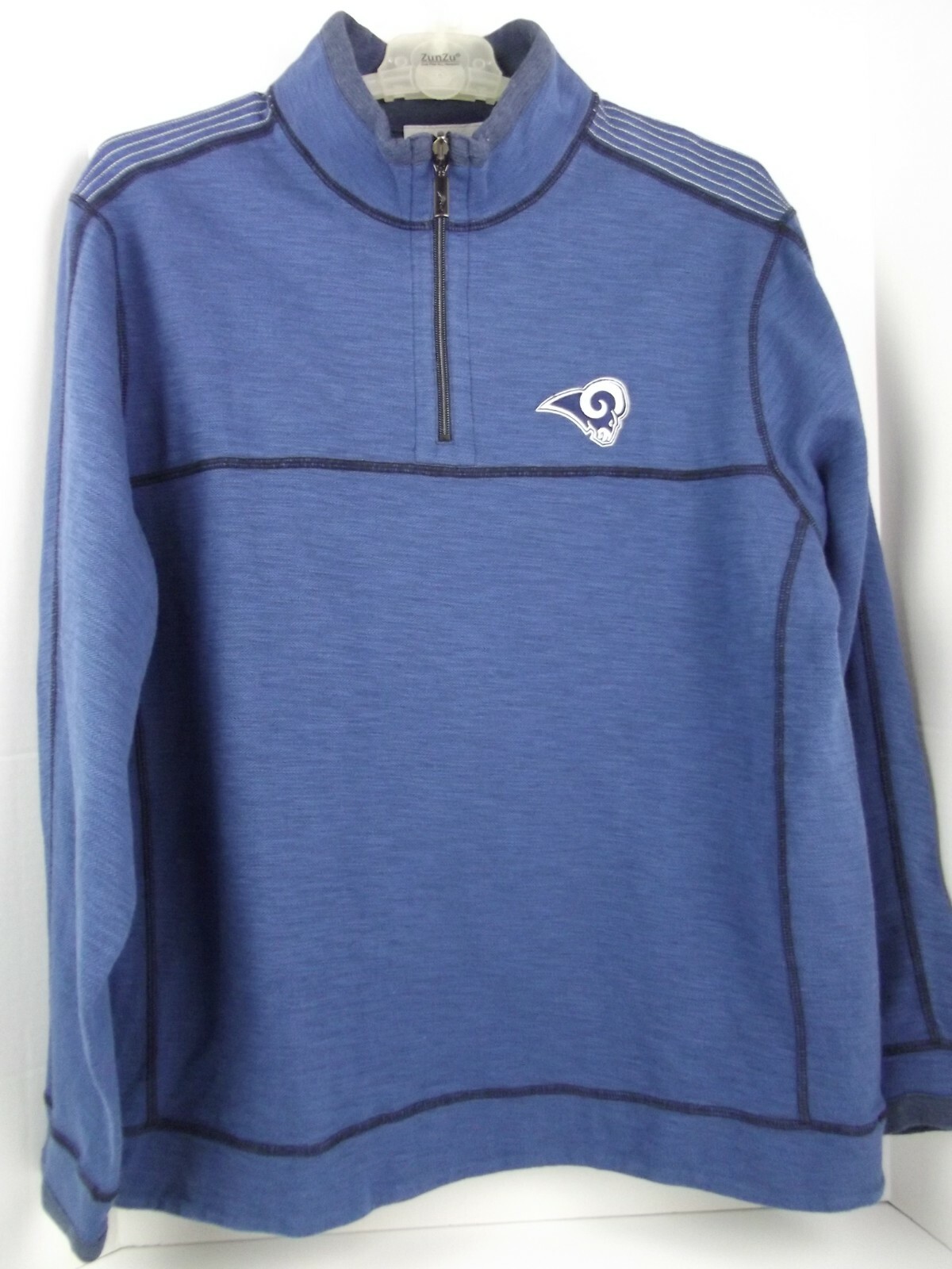 Tommy Bahama LA RAMS Football NFL Reversible Pullover Mens 1/4 Zip  Sz XL NWT