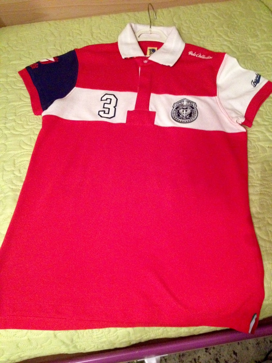 T-shirt Bambino Ragazzo Rossa Polo Nuova Frankie Garage