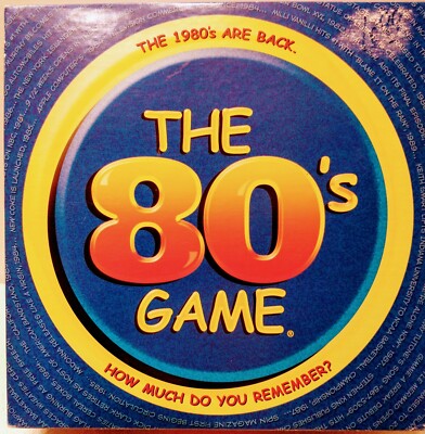 The 80's Game Trivia - The 80's are Back- How Much Do You Remember? Complete VGC