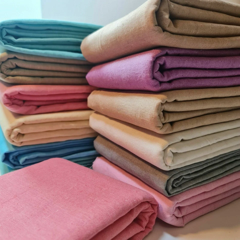 30+ Colours 100% Cotton CALICO Fabric Craft Dress Sheeting Material 150 cm Meter - Image 2 of 4
