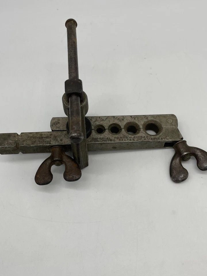 De colección IMPERIAL LATÓN CHICAGO 1/14" - 5/8" Herramienta de Quemado de Alta Duty EE. UU. Foto 3 de 4