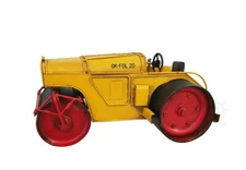 Steam Road Roller Metal Model 10.5" Collector Construction Equipment Vehicle New