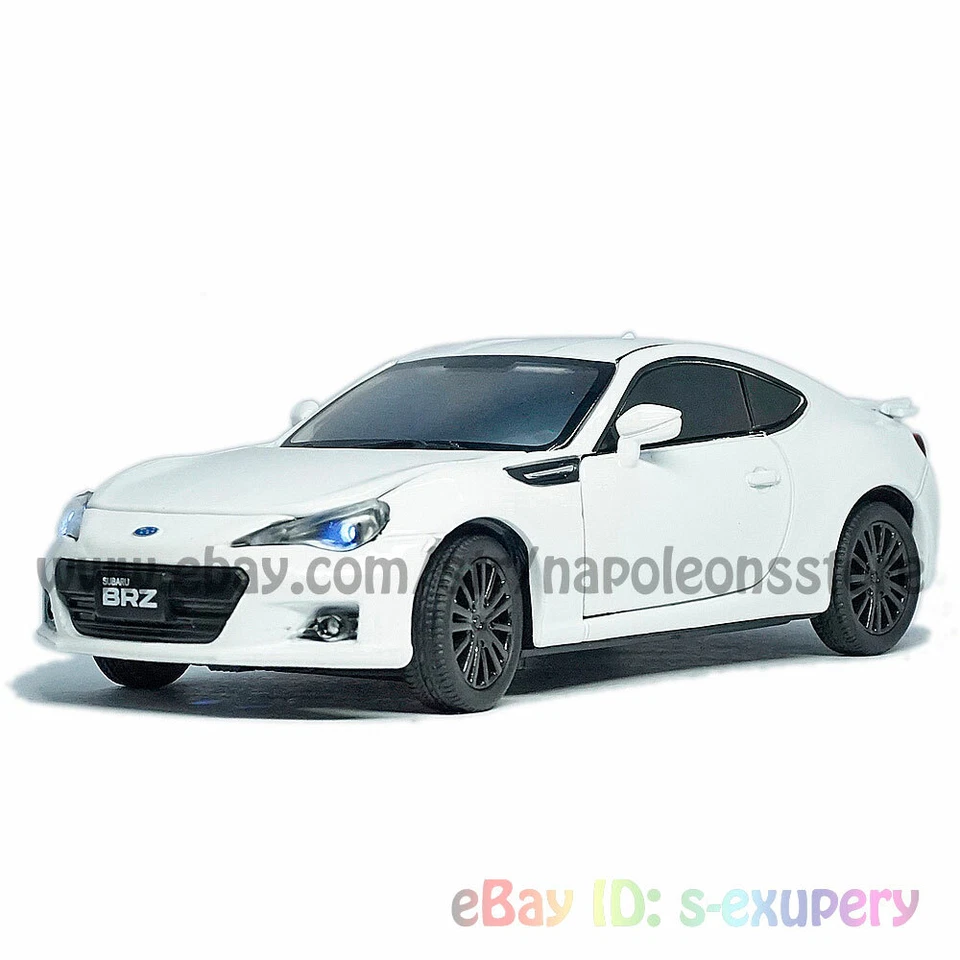 1:32 Subaru BRZ 2019 Hot Hatch Modelo Coche Diecast Vehículo Colección Regalo Blanco Foto 3 de 4
