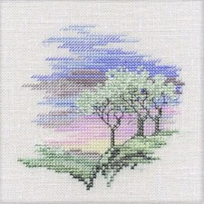 Derwentwater Designs Cross Stitch Kit - Minuets - Frosty Trees