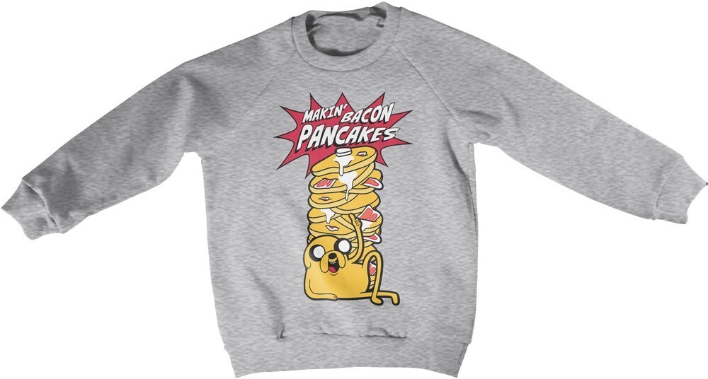 Время приключений Готовлю блинчики с беконом в детской толстовке Heathergrey 8090₽