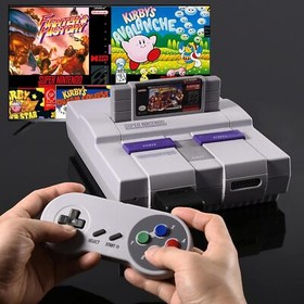 2.4GHz Wireless SNES Controller Compatible with Original SNES/SFC/ MAC IOS Win