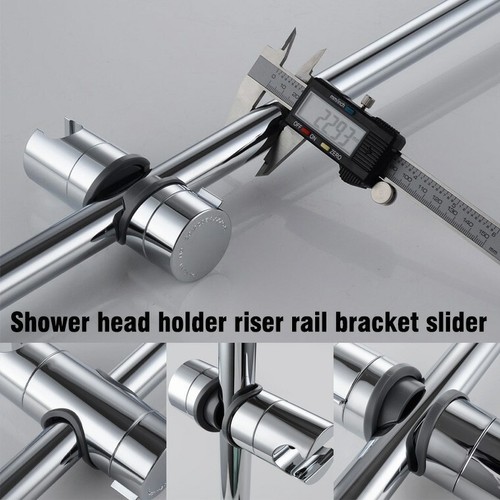 Shower Head Holder Pole Riser Slider Clamp Bracket Attachment Spare Part UK - Picture 7 of 7