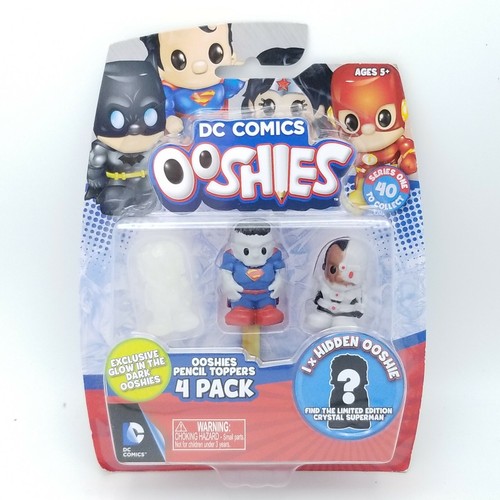 Ooshies DC Comics Pencil Toppers Collectible Glow Hidden Rare Lot of 4 packs NEW - Picture 9 of 10