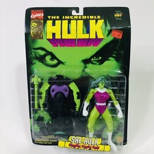 Marvel Comics The Incredible She Hulk Gamma Cross Bow 1996 Action Figure Toy Biz