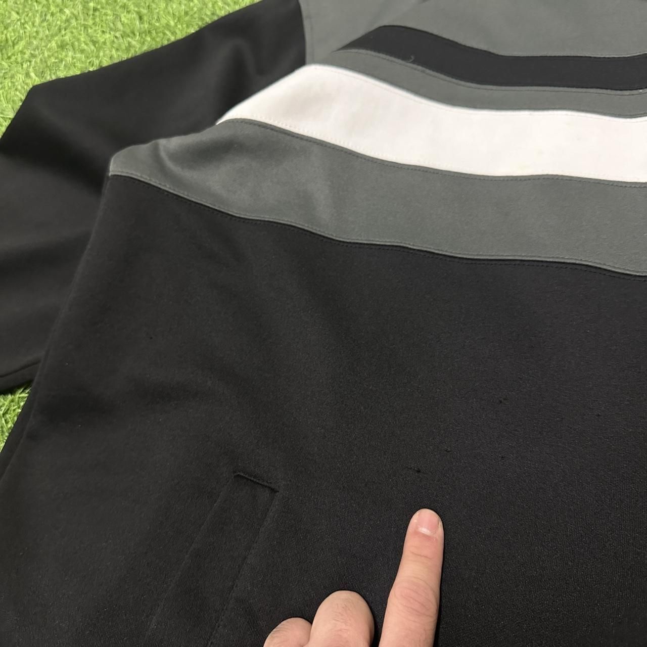 VTG Ecko Unltd Y2K 2000's Black Big Logo Spellout Size XXL Full Zip Track Jacket image 5