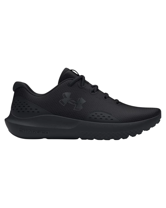 **Men's Under Armour Charged Surge 4 Sneakers in Black 3027000-002**