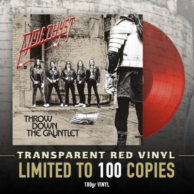 AMETHYST - Throw Down The Gauntlet (LIM. 100 RED VINYL*SUI HEAVY METAL SENSATION