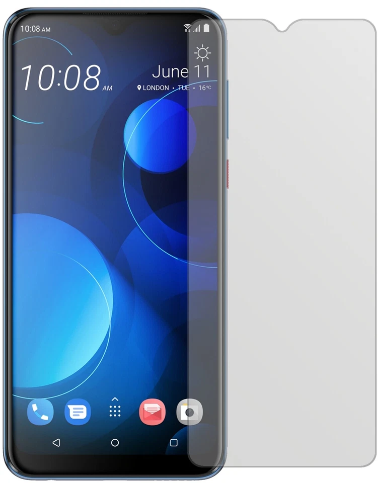 2+2x Screen Protector for HTC Desire 19 Plus Protection Anti Glare dipos - Image 2 of 4
