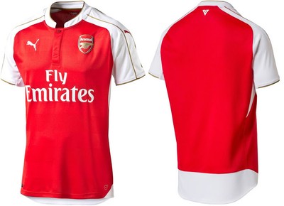 arsenal 2015 16 home kit
