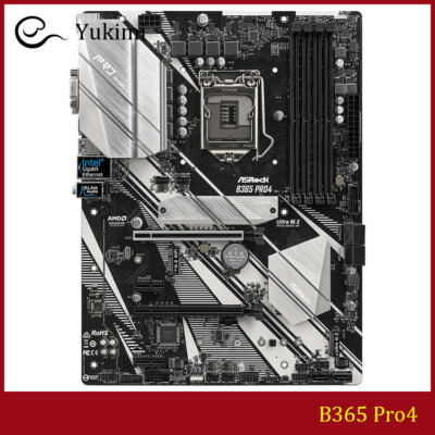 FOR ASROCK B365 Pro4 LGA 1151 HDMI DVI D-Sub 64GB Motherboard Test OK