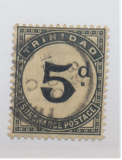 Trinidad Stamp Scott #J6, Used
