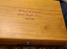 Wood 4 Piece Wine & Cheese Set New in Box Great Gift Set Pakka Wood NEW