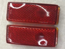 1941 Ford Tail Light NOS Stimsonite Glass 1946 1947 1948 1949 1950 panel Lens