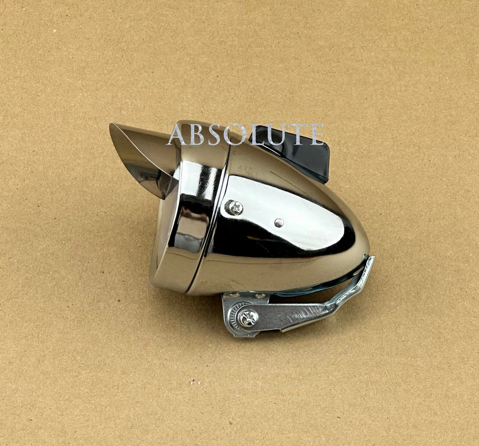 Luz bala vintage original lowrider bicicleta bicicleta con visera 7 bombillas LED cromadas. Foto 3 de 3