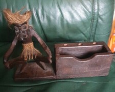 Stammesmann Buchstaben- und Stifthalter aus Holz