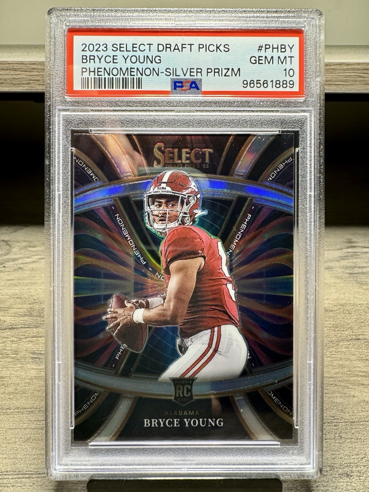 2023 Bryce Young Panini Select Draft Picks Phenomenon Silver #PHBY PSA 10 Pop 6