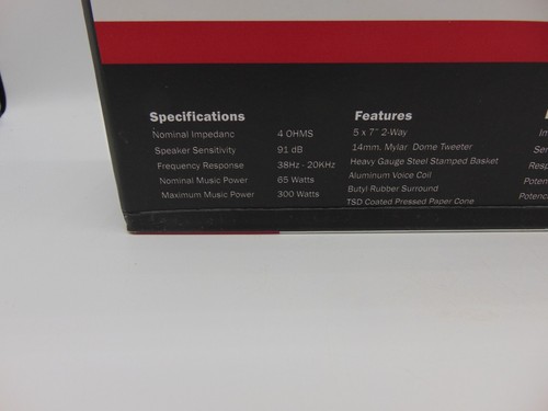 OKUR DB Drive S3 57 V2 S357 5 x 7 300 Watt 2 Way Speaker Pair 4 Ohms New - Picture 6 of 7