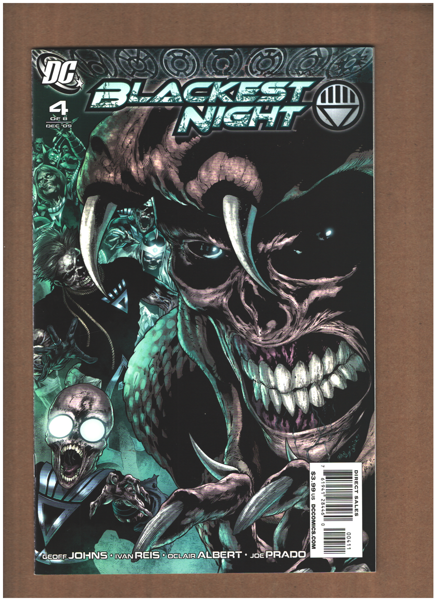Blackest Night #4 DC Comics 2009 GREEN LANTERN VF/NM 9.0 | eBay