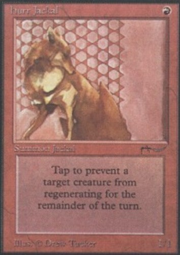 [1x] Hurr Jackal Played, English Arabian Nights MTG Magic