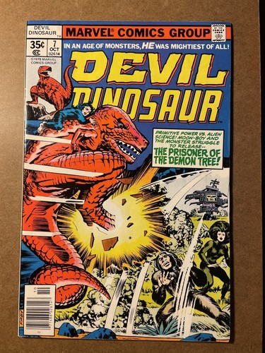 DEVIL DINOSAUR # 7 NOT CGC RATED VF/NM 9.0 1978 BRONZE AGE