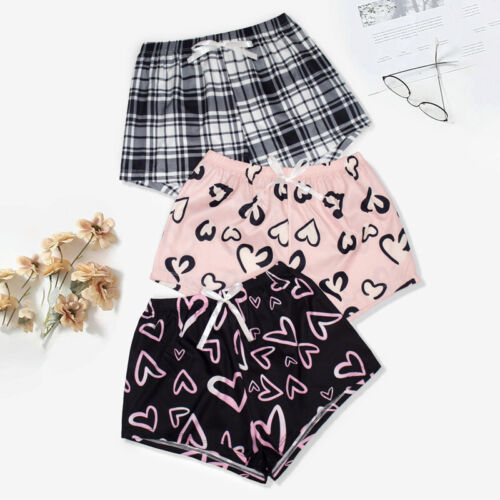 Women Pajamas Bottoms Shorts Soft Comfortable Sleepwear Elastic Waist Pj Shorts