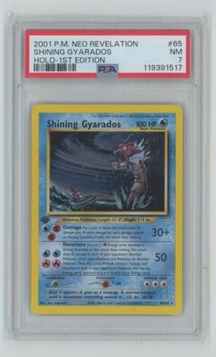 2001 Pokemon Neo Revelation Holo 1st Edition PSA 7 Shining