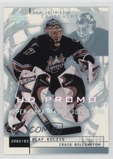 2002-03 Mask Collection Teammates UD Promo Craig Billington Olaf Kolzig #88 c4q