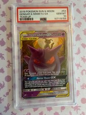 how to identify fake gold pokemon cards PSA 10] - Gengar & Mimikyu GX (JP) - 103/095 - Full Art