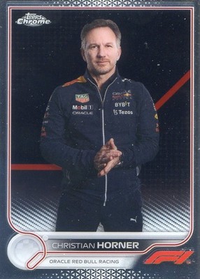2022 Topps Chrome Formula 1 F1 CREW TEAM #100 Christian Horner - Oracle Red Bull
