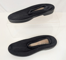 Arcopedico Womens Nylon Stretch Knit Ballerina Flats EU 39 8.5 Black Travel Ergo