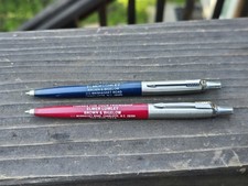 VINTAGE PARKER BALLPOINT PEN LOT OF 2 Black I...