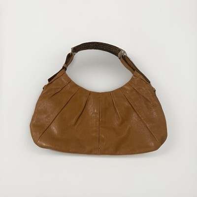 YSL Mombasa Vintage Leather Hobo Bag with Horn Handle