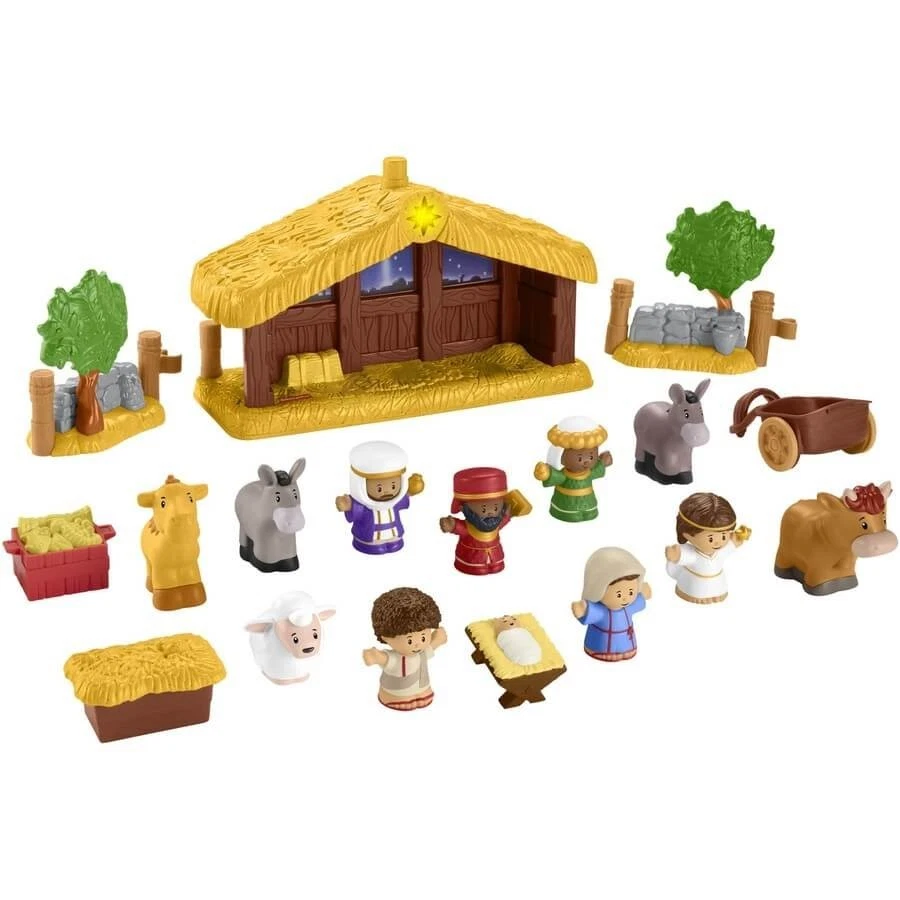 NEW - Fisher Price Little People Christmas Nativity Set - image 4 of 4