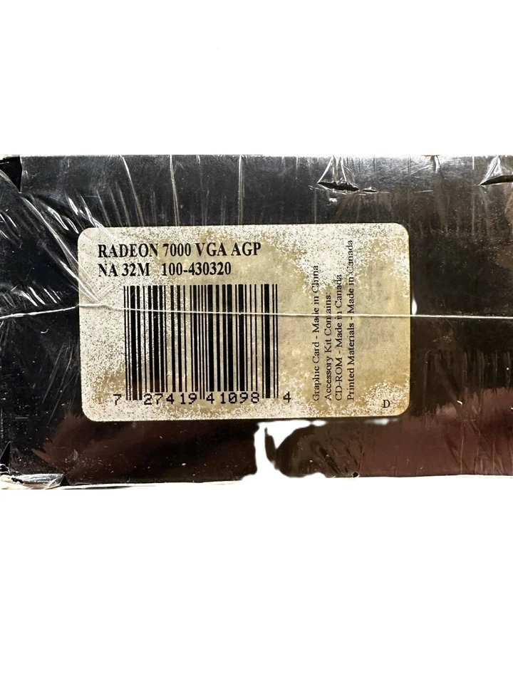 ATI Radeon 7000 AGP 32MB Graphics Card [NA 32M 100-430320D] NA Version (Sealed) - Image 4 of 4