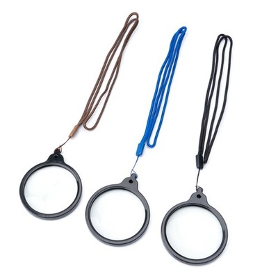 Neck Mounted Magnifier With Anti Fatigue Glass Lens ABS Body 60mm