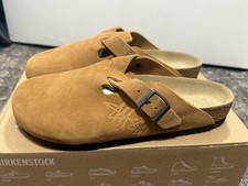 Birkenstock Boston Clog Stussy Caramel Men's Size 7/EU 40 100 Authentic